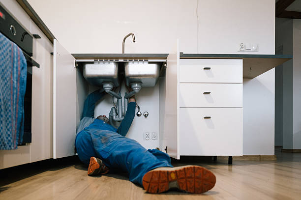 Professional Emergency Plumber technician working in Lacoochee, FL